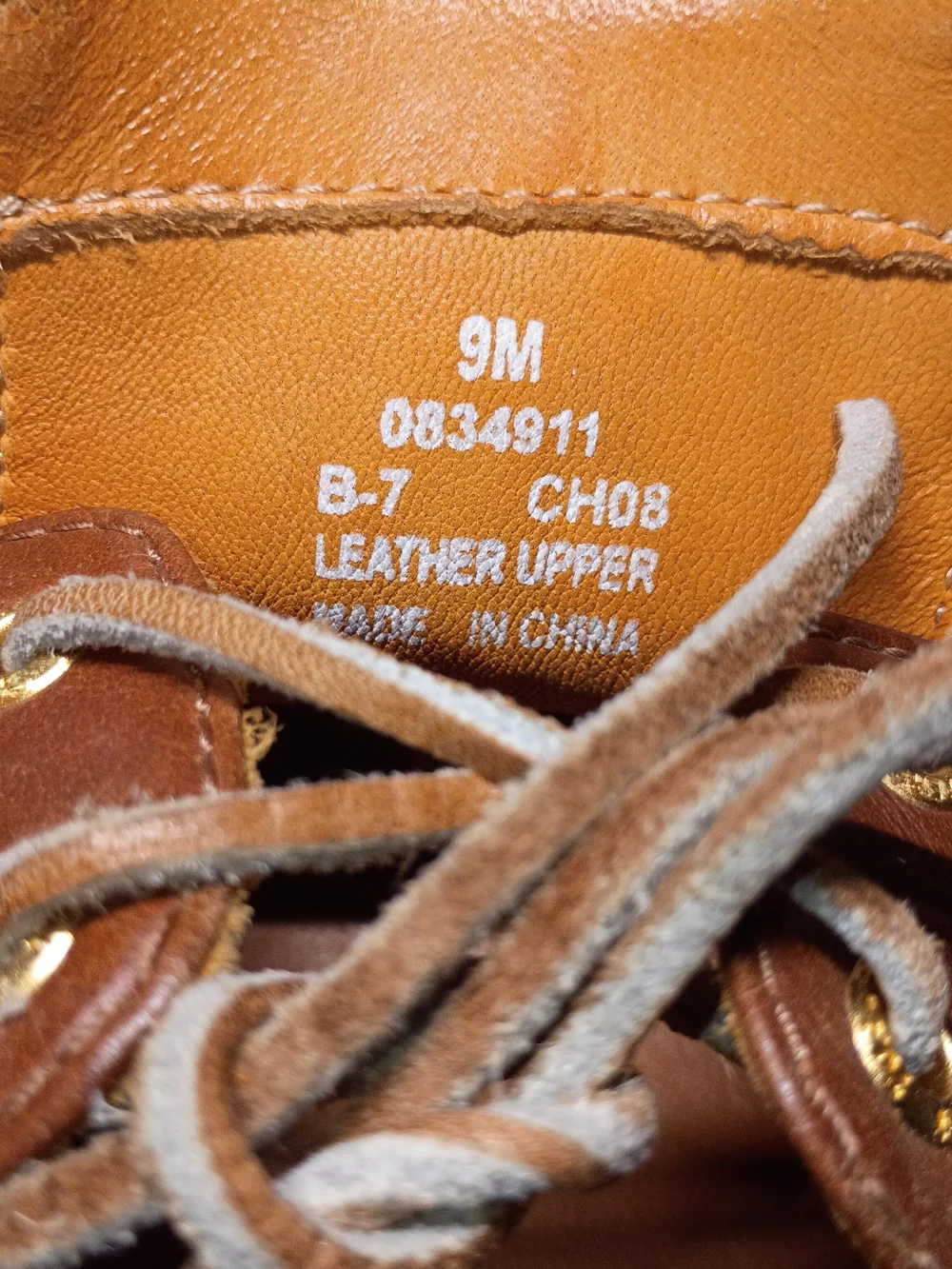 Sperry GOLD CUP Two-Tone Light Tan & Brown Leather Boat Shoes. Men's 9M